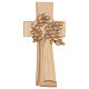 The Tree of Life cross Ambiente Design in wood of Valgardena burnished in 3 colours s1