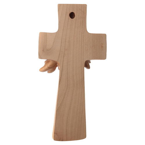 The Tree of Life cross in cherry wood satinized Ambiente Design Valgardena 4