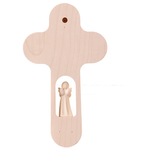Cross with Angel natural finish 20 cm 4