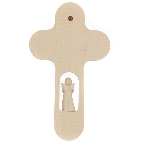 Croce Angeli colorata Ave Maria ITALIANO 21 cm Valgardena 4