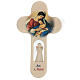 Croce Angeli colorata Ave Maria ITALIANO 21 cm Valgardena s2