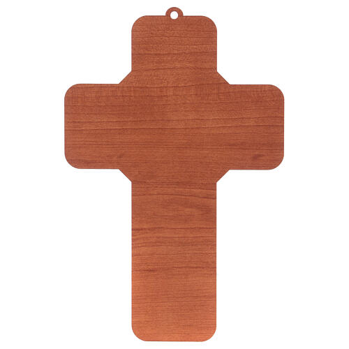 Holy Family cross 12x18 cm in MDF 2