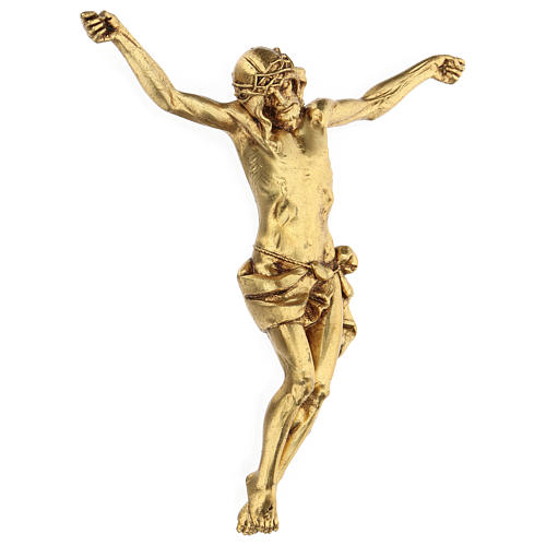 Crucifix with Body of Christ in resin Fontanini 26 cm 3