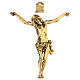 Crucifix avec corps doré Fontanini 26 cm s1