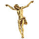 Crucifix avec corps doré Fontanini 26 cm s2