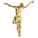 Crucifix avec corps doré Fontanini 26 cm s4