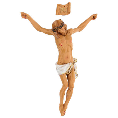 Cristo de cruz Fontanini 21 cm de resina 2