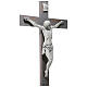 Carrara Kreuz mit Christuskőrper aus Harz hergestellt von Fontanini, 100 x 56 cm s8