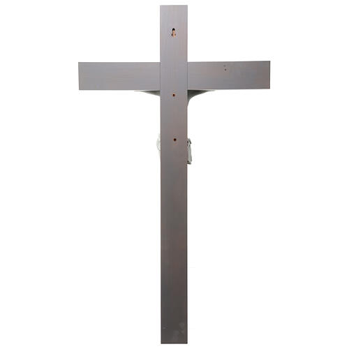 Crocifisso Carrara con Corpo di Cristo in resina Fontanini 100x56 cm 9