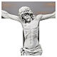 Crocifisso Carrara con Corpo di Cristo in resina Fontanini 100x56 cm s3