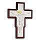 Crucifixo bilaminado em baixo-relevo 25x19 cm s3