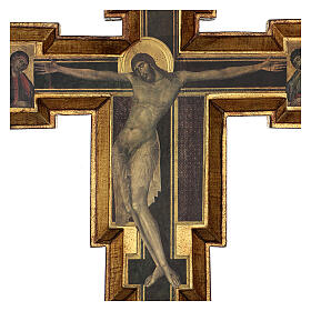 Cimabue Crucifix in wood paste, printed 60x55 cm