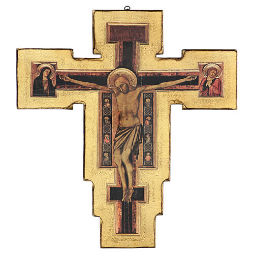 Kruzifix Santa Maria Novella von Giotto,  60 x 60 cm 1