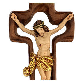 STOCK Crucifix bois croix creuse 30 cm