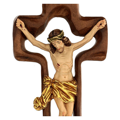 STOCK Crucifix bois croix creuse 30 cm 2