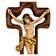 STOCK Crucifix bois croix creuse 30 cm s2