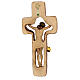 STOCK Crucifix bois croix creuse 30 cm s5