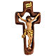 STOCK Crucifix bois poncé croix creuse 46 cm s3