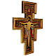 STOCK Croix Saint Damien bois impression sérigraphiée h 110 cm s5