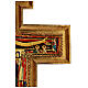 STOCK Croix Saint Damien bois impression sérigraphiée h 110 cm s9