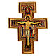 STOCK Croce San Damiano legno stampa serigrafata h. 50 cm s1