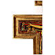 STOCK Croce San Damiano legno stampa serigrafata h. 50 cm s10