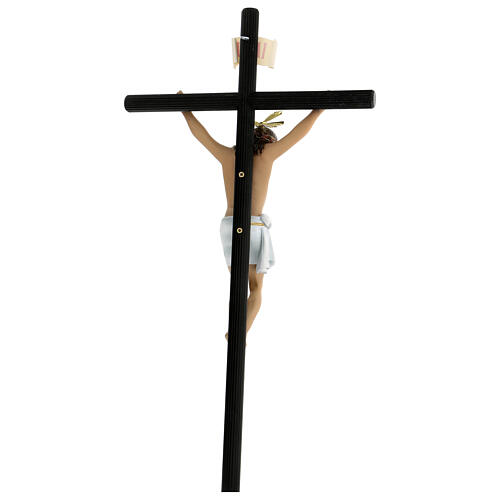 Wood paste crucifix, 70 cm, elegant finish, Motlla cross 7