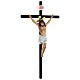 Wood paste crucifix, 70 cm, elegant finish, Motlla cross s6