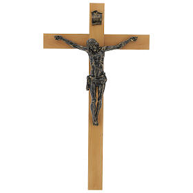 Crocifissi in legno: Crocifisso Fontanini 100 cm croce legno corpo resina bronzato