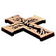 Croce da muro Albero della Vita legno ulivo Betlemme 13 cm s4