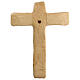 Crucifix made of lenga wood with Jesus Christ and the Virgin Mary. Dimensions 35x27x5 cm s6