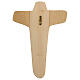 Crucifix made of lenga wood with Jesus Christ and the Virgin Mary. Dimensions 35x24x4 cm s6
