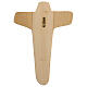 Wooden Crucifix Mary holding Jesus 35x25x5 cm s6