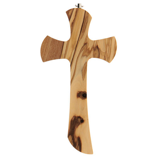 Olivewood crucifix of 20 cm 3