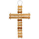 Crocefisso preghiera Padre Nostro legno ulivo 40 cm (NO NUOVO 2020) s5