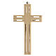 Cut-out crucifix with body of Christ, wood and metal s3