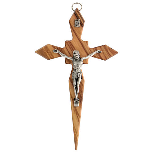 Olive Wood Hanging Wall Cross Jesus Holy Jerusalem Decor Christian