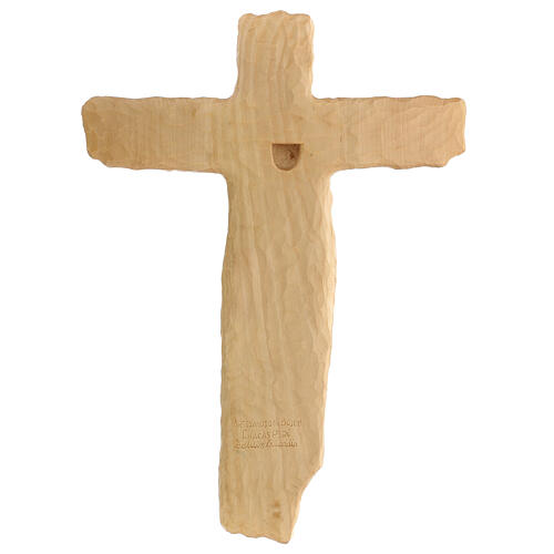 Crucifixo Cristo e Virgem madeira de lenga 40x30 cm Mato Grosso 6