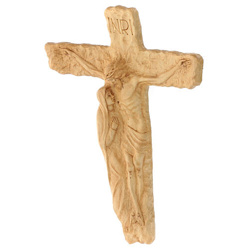 Wood Crucifix Christ and Mary 40x30 cm Mato Grosso 3