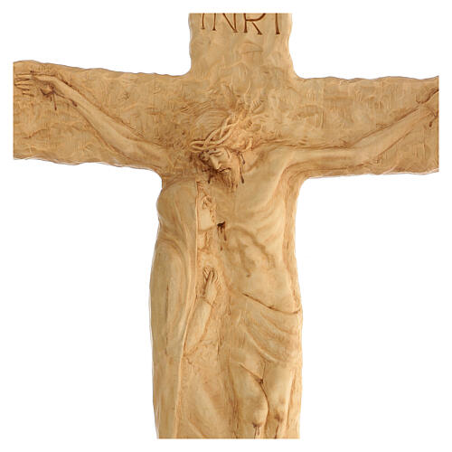 Wood Crucifix Christ and Mary 40x30 cm Mato Grosso 4