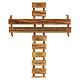 Crucifix Credo bois d'olivier 21 cm s2