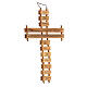 Crucifix Credo bois d'olivier 21 cm s3