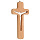 Wood Crucifix with Christ outline 20 cm s3