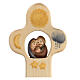 Cross with Holy Family, Val Gardena, painted maple wood s2