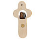 Cross with Holy Family, Val Gardena, painted maple wood s4