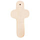 Crucifix with pink angel, Val Gardena maple wood s3