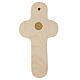 Idee Bimbo cross with angel, Val Gardena maple wood, 15 cm s3