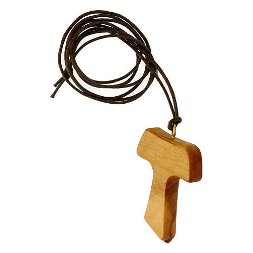 Croix Tau logo officiel Jubilé 2025 coloré 4 cm 2