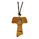 Croix Tau logo officiel Jubilé 2025 coloré 4 cm s1