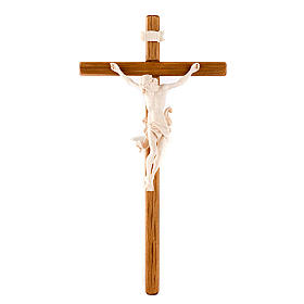 Crucifixo em madeira natural